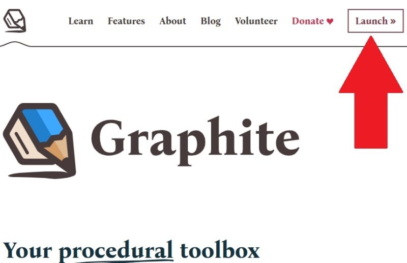 Launching Graphite from Graphite's site.