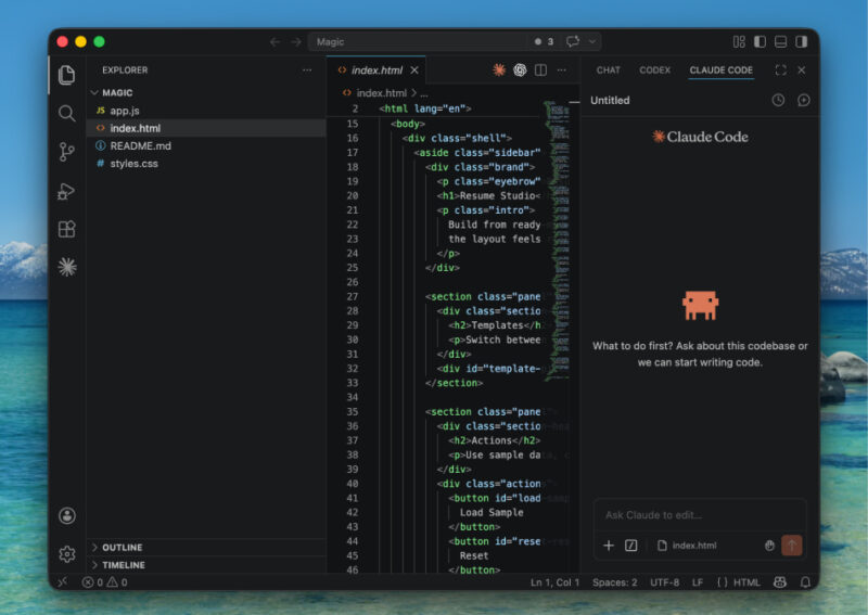 Claude Code in Vs Code
