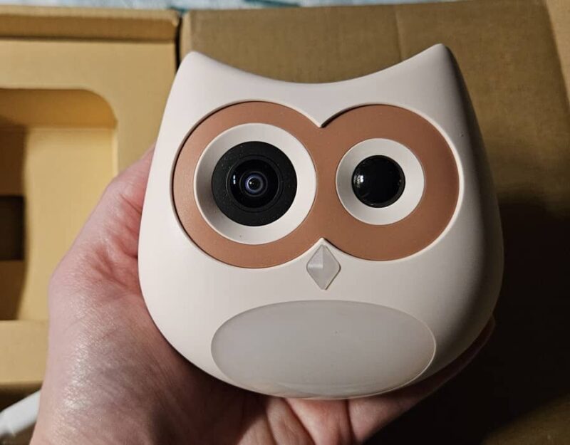 Pink LitterLens in hand.