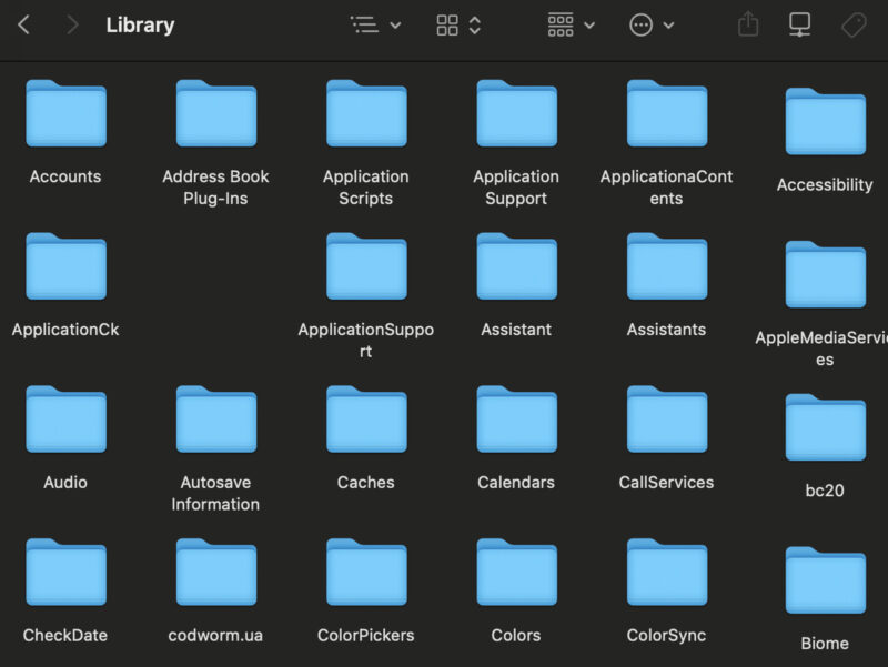 Finder Library Files