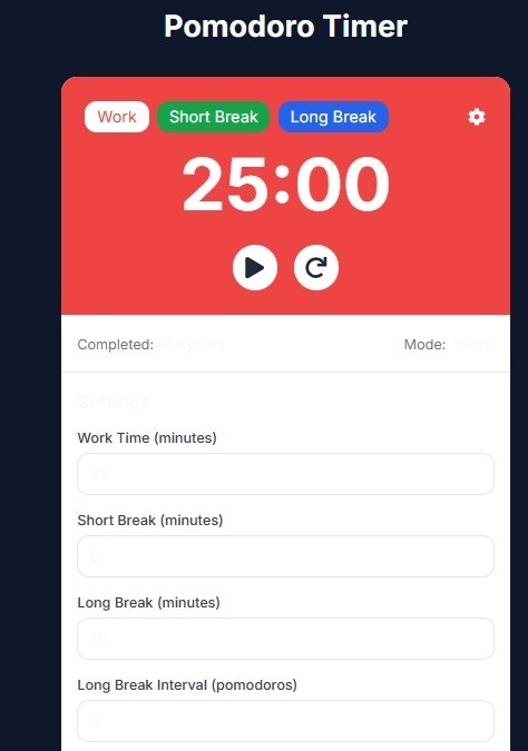 Setting up a custom Pomodoro Timer to work in the browser.