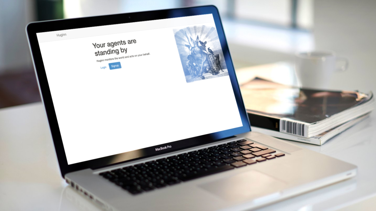 Huginn on a Macbook pro