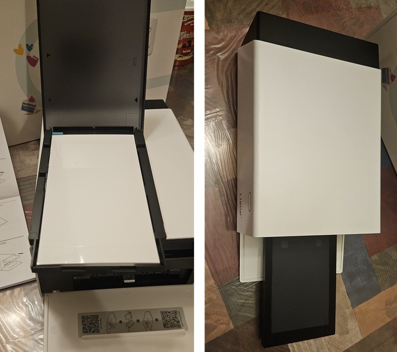 Loading paper into the PixCut S1.