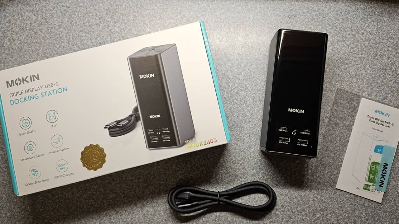 Mokin Dockpro Dk2403 with Box And Accessories