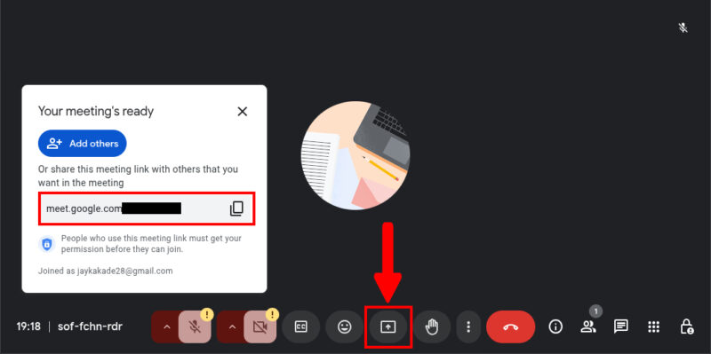 Present In Google Meet