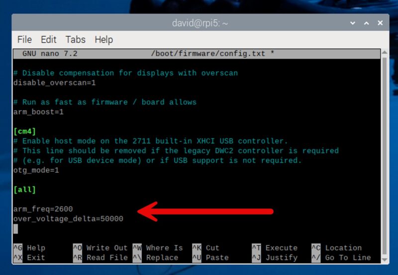 Raspberry Pi 5 Cpu Overclock