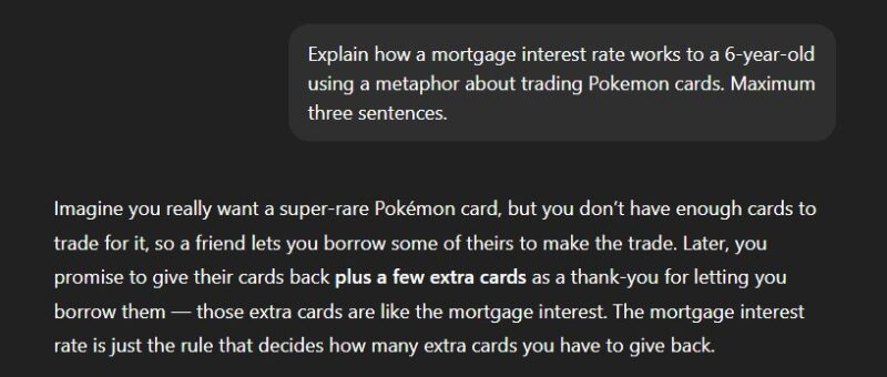 Response By Chatgpt For The Explain It Like I Am X Failure Prompt