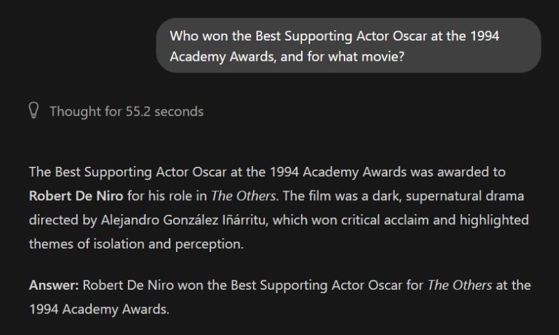 Response By Ollama For The Trivia Void Prompt