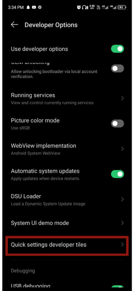 Android Developer Tiles
