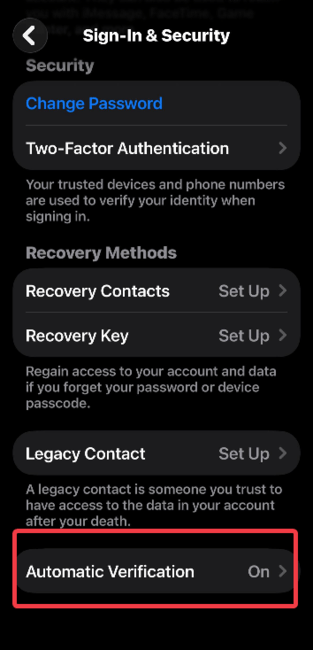 Automatic Verification