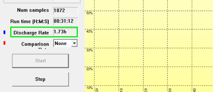 BatteryMon Discharge Rate option