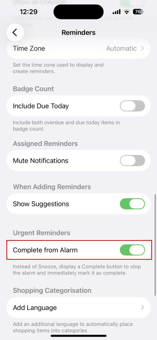 Critical Reminders Iphone Complete For Alarm