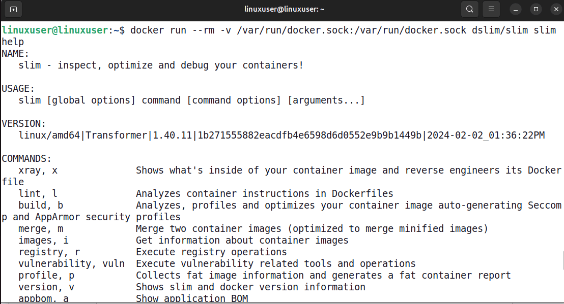 Get All Available Commands