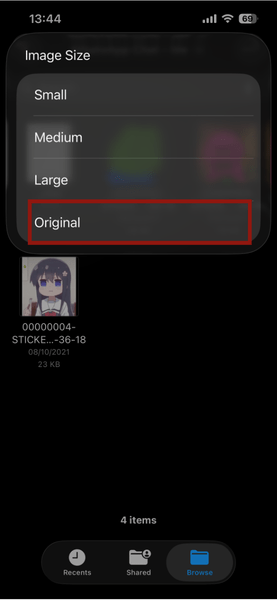Ios Whatsapp Files Image Size