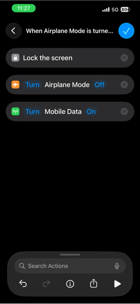 Iphone When Airplane Mode Is Turned Off