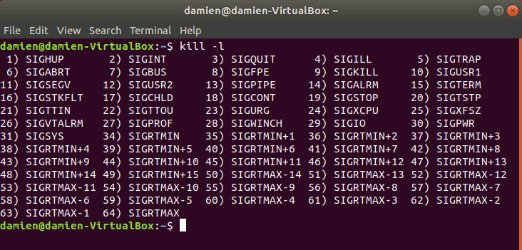 linux-kill-list-command