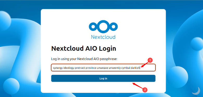 Login With Passphrase