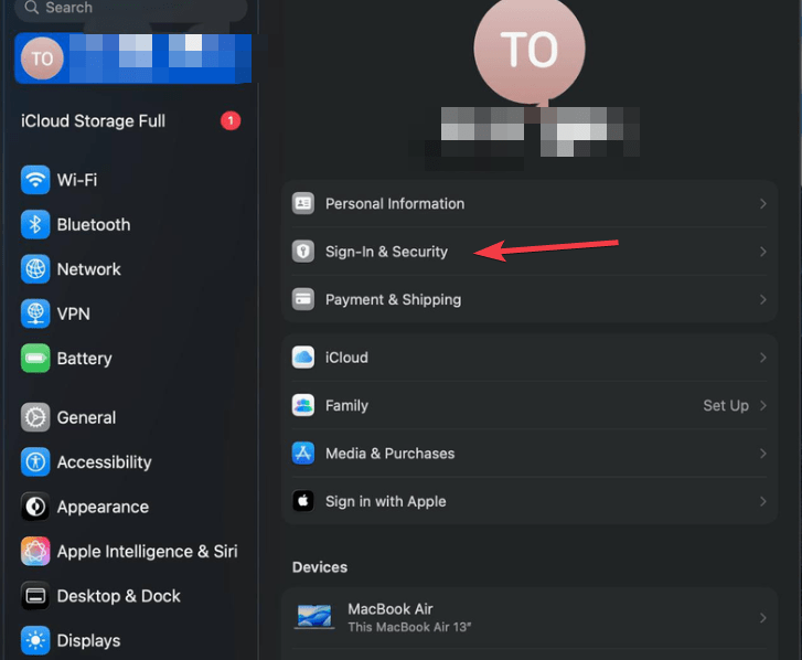 Macos Sign In And Security