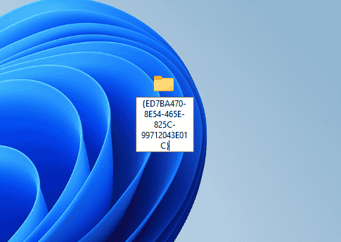 Rename Folder To Godmode