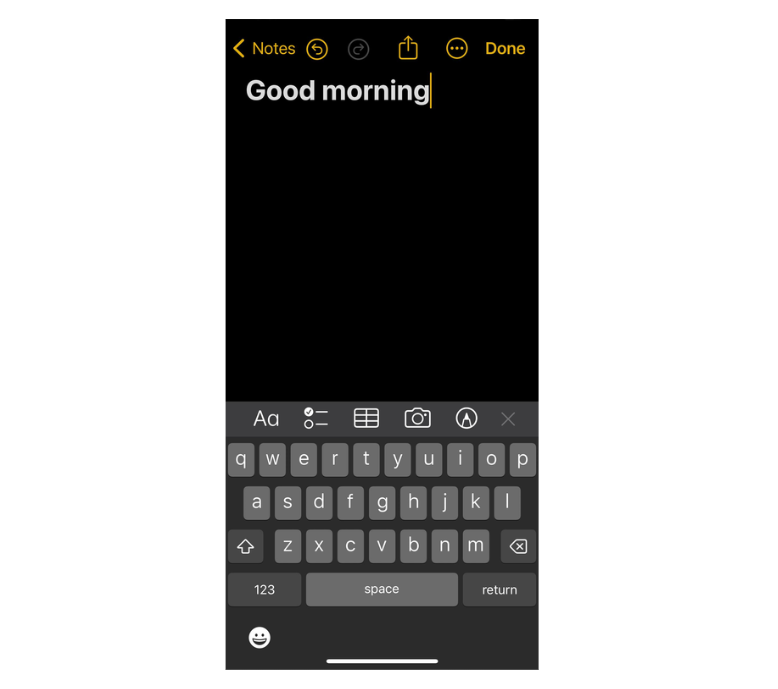 Typing Without Autocorrect