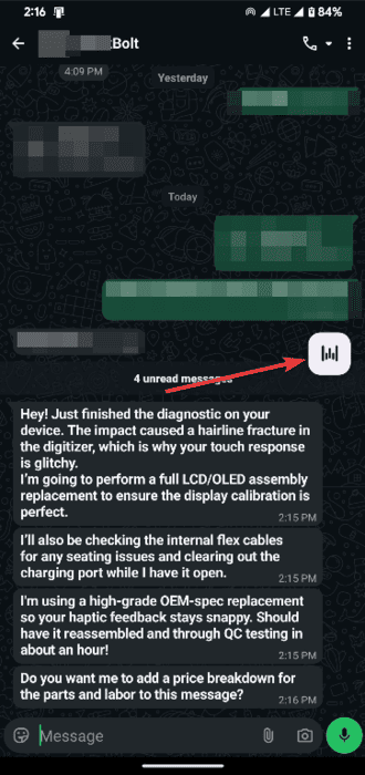 Wispr Flow Icon Display Whatsapp