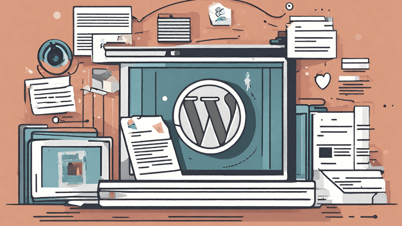 Wordpress Blog On Computer